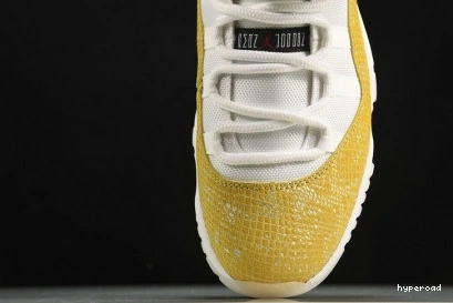 Hyperoad Low 11 Jordan Air Snakeskin” “Yellow 0922